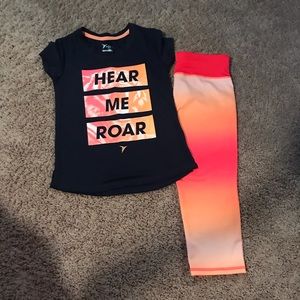 Girls active gear set